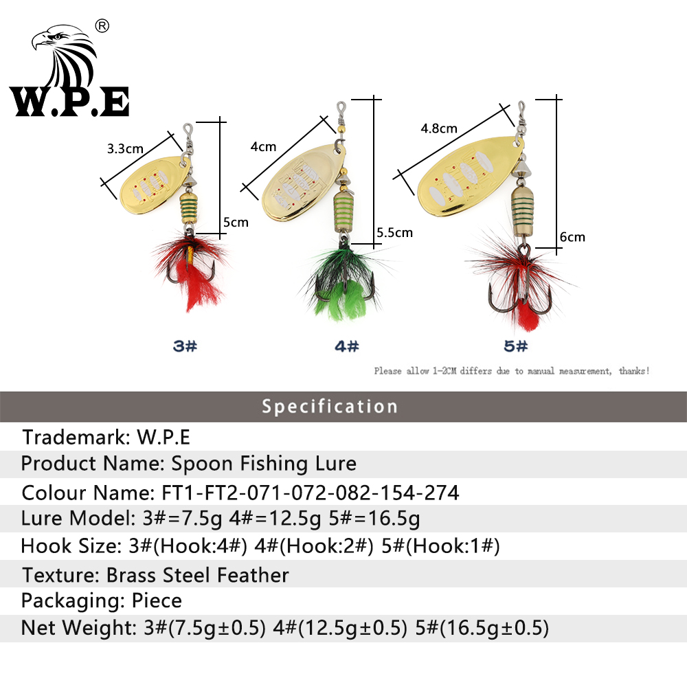 W.P.E KOMODO Spinner cazibesi  - Fishing Lure Spinnerbait incelemesi ve fiyatı